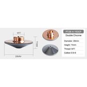 Сопло Precitec PT28-A-11DCP 1,0 mm