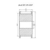 Шкив 30T-5M-20AF 14mm
