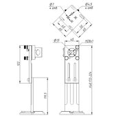 Держатель зеркала LC 1 (25 мм)
